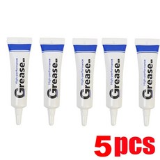 1/3/5PCS 실리콘 그리스 윤활 체인 방수 밸브 자동차 씰링 기어 보수 유지 윤활제, 5PCS