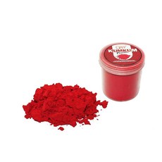 인디언 다크 레드 퓨어 금쿰 파우더 실내 금쿠마 쿰쿰 메이크업 푸자 기타 힌두 의식용 25.5g0.9온스 [호환], 1