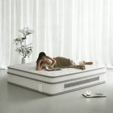 유니홈 허리편한 굿코어 독립스프링 매트리스 무음 침대 매트리스, 30cm, 중간 단단함