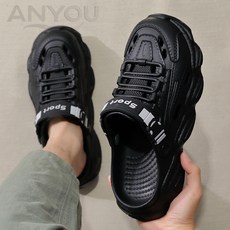남성 샌들 여름 비치 샌들 운전 통풍 슬리퍼 남