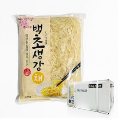 이엔푸드 센기리쇼가 (백채) 1.3kg X 10ea (1박스)/ 채생강 백초생강 이엔초생강 장어생강 백채생강 백센기리, 10개