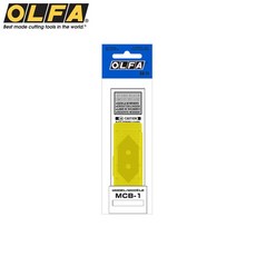 OLFA MCB-1 斜切刀片 畫作邊框切割專用, 1個