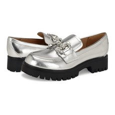 나인 웨스트 Nine West 여성용 글래미 로퍼 실버 040