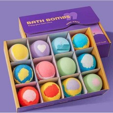 바스볼 목욕 거품 베스볼 장난감 입욕제 버블 12개 세트, 1개, 2. 빛나는 장난감 내장 목욕 공(12개)