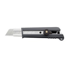 OLFA 25mm特大型美工刀 抗滑握把 辦公室手工藝切割刀, 1個, 灰黑色