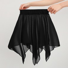 블랙 샤스커트 성인 발레 스커트 레깅스 트레이닝복 엉덩이 가리기 스커트형 댄스복 라틴댄스 치마바지