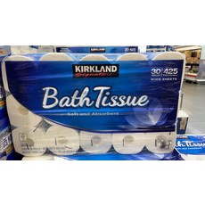 KIRKLAND Signature 寬版衛生紙 425張/捲, 30袋