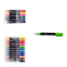 프잰 캘리그라피 트윈 다이어리꾸미기펜, 6색