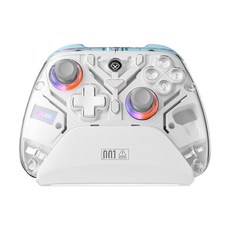 게임패드 가스펠 K10자기 표면 쉘 핸들 Switch2 듀얼 홀 Pc 컴퓨터 게임 핸들 선형 트리거, 1개, 흰색, AL-K10