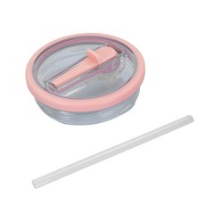텀블러 뒤집기 빨대 뚜껑 교체 40온스 물병 뚜껑 누수 방지 컵 커버, Pink