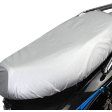 오토바이 방수 시트 커버 스쿠터 안장 보호 덮개 쿨시트 햇빛 차단 사계절 가드, C 블랙XL1P