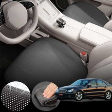벤츠 C350 W203 (~07) 차량용 초슬림 통풍 시트 커버 블랙 2개 세트