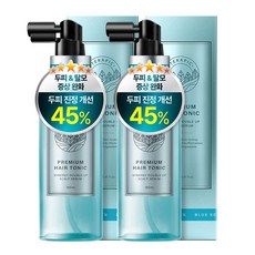 테라픽 프리미엄 헤어토닉 시너지 더블 업 블루 & 가려운 두피, 2개, 160ml