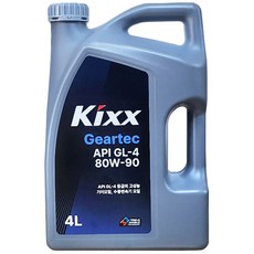 GS칼텍스 Kixx GL-4 자동차 농기계 기어오일, Kixx GL-4 기어오일(4리터), 1개