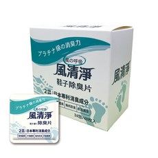 風清淨 衣服除臭噴霧 衣物香氛噴霧 去除異味噴霧 250ml, 1個, 風清淨除臭片整盒24包48入