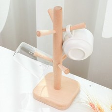 네이처 원목 컵걸이 조립식 컵정리대, 없음, 1개