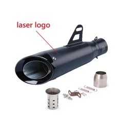 오토바이 51MM 머플러 Z900 R3 닌자 혼다 CB650R 335MM 길이 배기 파이프 이스케이프, Type B 51mm, 1개