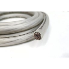 크누콘셉츠 콜로서스 플렉스 케이블 OFC 4 게이지 파워 와이어 구리 블랙 10피트 AWG, 15 Feet, Silver