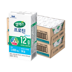 셀렉스 마시는 프로틴음료 로우슈거 (TBA) 대용량, 190ml, 2박스