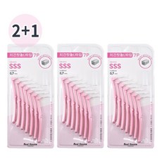 AndHouse 덴탈 치간칫솔 L타입 SSS 듀폰모 치태 치석제거 치실 구강용품, 7개입, 3개