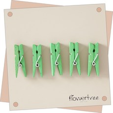 가을 감성 인테리어 조화장식 99종 DIY소품 플트 E, E11.나무집게-3.5cm(5개입)-그린, 5개