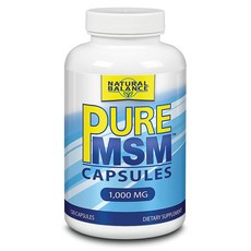 NATURAL BALANCE MSM膳食補充膠囊 1000mg, 1個, 120 件
