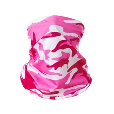 歹罔郎 運動髮帶 吸汗頭巾 冰絲防曬頭巾 涼感頭帶 防曬面罩 健身止汗帶 透氣頭套 止汗束髮帶, 1個, SP252_粉色