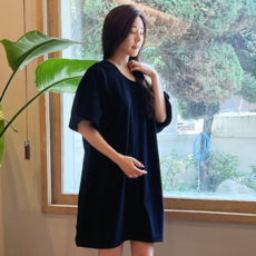 나인아워즈 여성용 원마일 골프 샤워 가운 FREE 판초형, 네이비, 1개