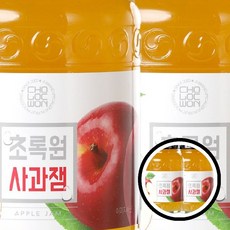 초록원 2kg1kgx2병 사과잼 사과 과일잼 과일 소스 TLs03253 dda+575NE