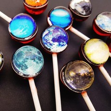 지구 우주사탕 12개입 고급 과일캔디 수제막대사탕 이벤트선물 국산, 12개, 19g