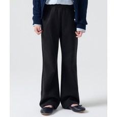 매장정품 무신사스탠다드 MUSINSA STANDARD KIDS 더블 니트 부츠 컷 스웨트 팬츠 [블랙] MKDPKZX62-BK 528023