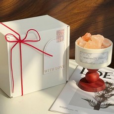 香薰蠟燭禮盒 山茶花香薰蠟燭 結婚訂婚伴手禮, 高腳杯橙色晶石-桂花,聯繫客服