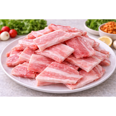 냉동 삼겹살 수입산 구이용 업소용 옛날 냉삼 1Kg, 1개