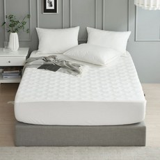 [코스트코]박홍근홈패션 면 방수 매트리스커버 - 퀸 화이트, [코스트코]박홍근홈패션 면 방수 매트리스커버 - 퀸,