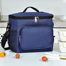 나들이 보냉가방 보관용 도시락 낚시 직장 1개, 네이비