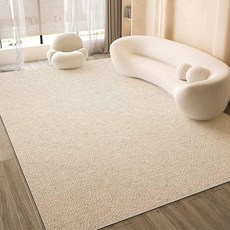 앳지하우스 2025년형 PVC 방수 층간소음매트 애견매트 놀이매트 200cm*340cm 등(두께 약 4mm), 베이지-리넨문