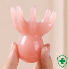 문어괄사 휴대용 지압용 마사지괄사, 문어괄사안마기-핑크