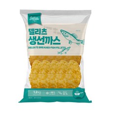 [오늘출발] 델리츠 생선까스 20개 대구까스 가시제거 순살 냉동, 1개, 1.2kg