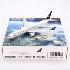 Geministar 1:400 EVA 777-300ER B-16715 飛機模型 77310, 1個