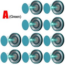 새로운 강력한 자기 홈 오 벽걸이 형 원격 제어 홀더 키 분실 방지 옷걸이 주최자, C. 4PCS(2pairs), 4PCS 2pairs, 2. A-Green / C. 4PCS(2pairs), 1개