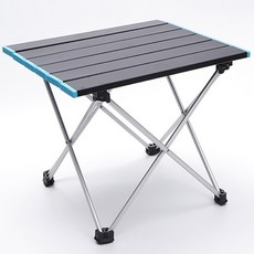 접이식 캠핑 롤테이블 야외테이블 파우치가방포함, 블랙테이블