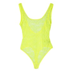 메종클로즈 플래시백 네온 오픈 백 바디수트