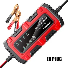 6V 12V 1.5A 자동차 배터리 충전기 과전압 보호 안전 전기 오토바이 LED 디스플레이 가용, EU plug