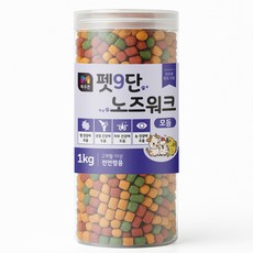 목우촌 펫9단 노즈워크 훈련용 촉촉 큐브 트릿 대용량 간식, 1개, 1kg, 혼합