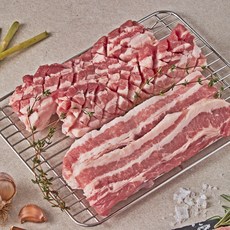 삼형제고기 1등급 냉장 한돈 벌집 칼집 삼겹살 구이용, 1개, 1kg