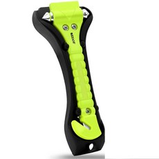 차량 유리 파괴기 벨트 커터 펀치 해머 자동차 탈출 생명 도구 반사 테이프, 3. Fluorescent yellow, 1개