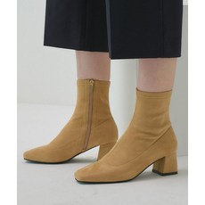 솔트앤초콜릿 스퀘어 토 스판 삭스 앵클부츠 412146002 5.5cms 359084