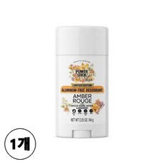 미국 휴대용 데오도란트 여성용 파워스틱 앰버 루즈, 1개, 64ml