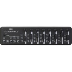컴퓨터 레코딩 MIDI 미디 컨트롤러 Korg nanoKONTROL2 슬림 라인 USB 컨트롤 표면 검은색, Slim-Line USB Controller, 블랙