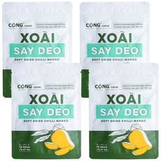 콩카페 소프트 건망고 베트남 망고스낵, 4개, 70g